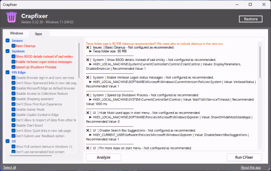 Crapfixer 0.23.60 [Latest]
